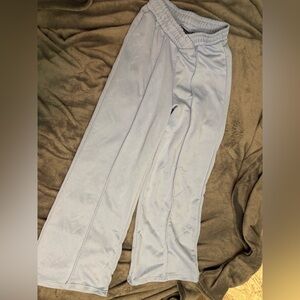 SHEIN Light Blue Elastic Waist Pants